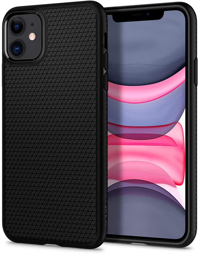 Spigen Liquid Air Armor Designed for iPhone 12 MINI Case (2020) - Matte Black - e4cents