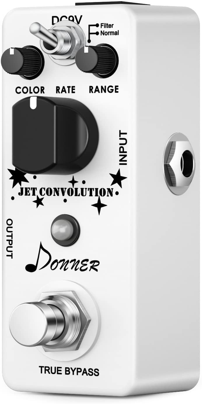 Donner Jet Convolution Flanger Guitar Effect Pedal True Bypass.