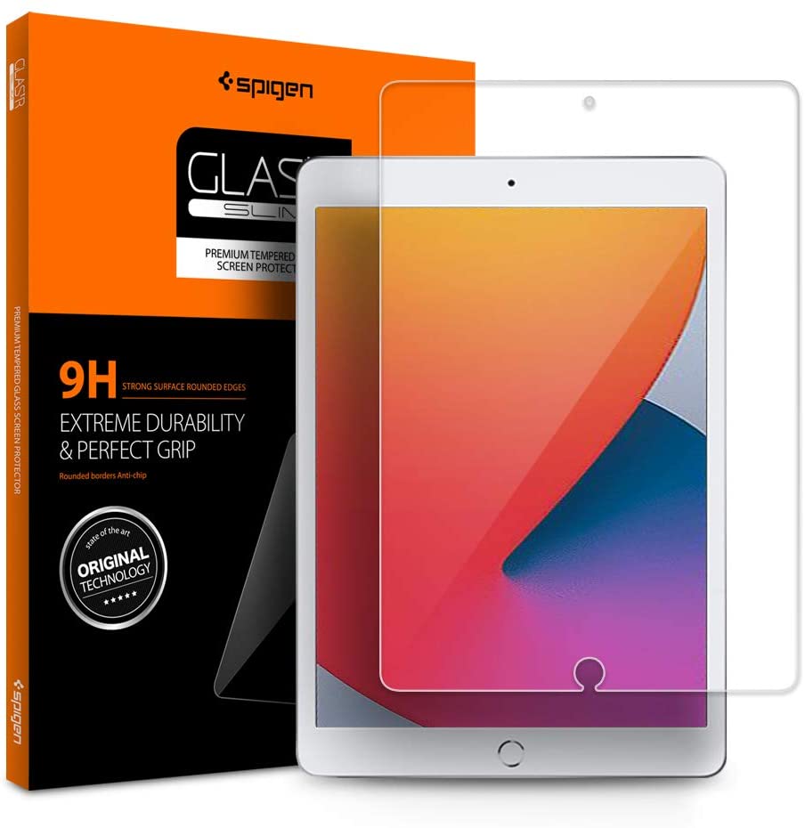 Tempered Glass Screen Protector Designed for iPad 8th (10.2 inch / 2020) and iPad 7th (10.2 inch / 2019) [9H Hardness/Case-Friendly] - e4cents