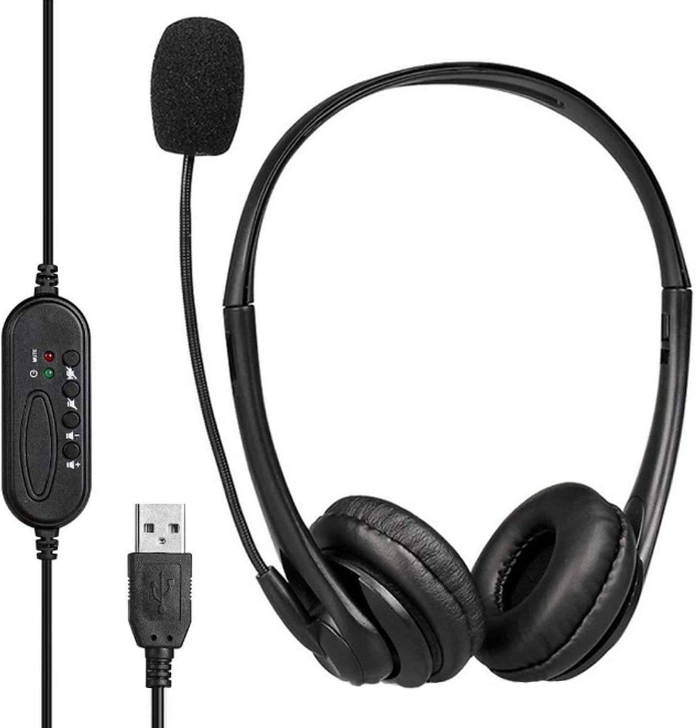 USB Headset with Microphone for PC Computer - e4cents
