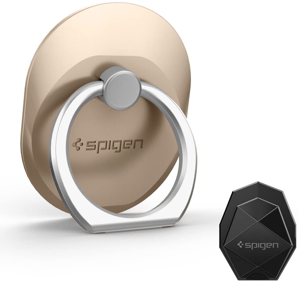 Spigen Style Ring Cell Phone Ring Phone Grip/Stand/Holder for All Phones and Tablets - Gold - e4cents