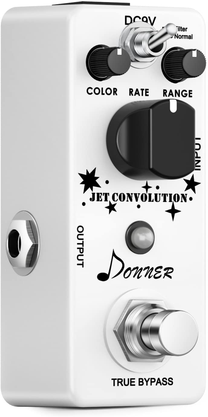 Donner Jet Convolution Flanger Guitar Effect Pedal True Bypass.