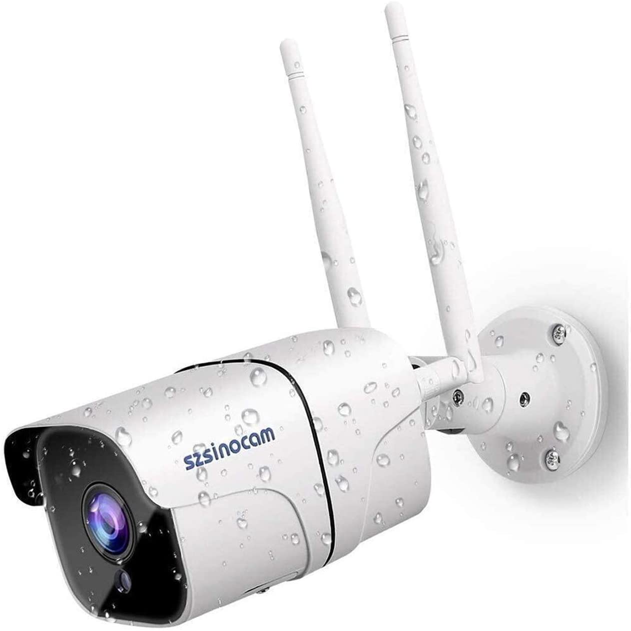 Wireless Ip Camera WiFi 1080p Waterproof Night Vision Surveillance System with Two-Way Audio.