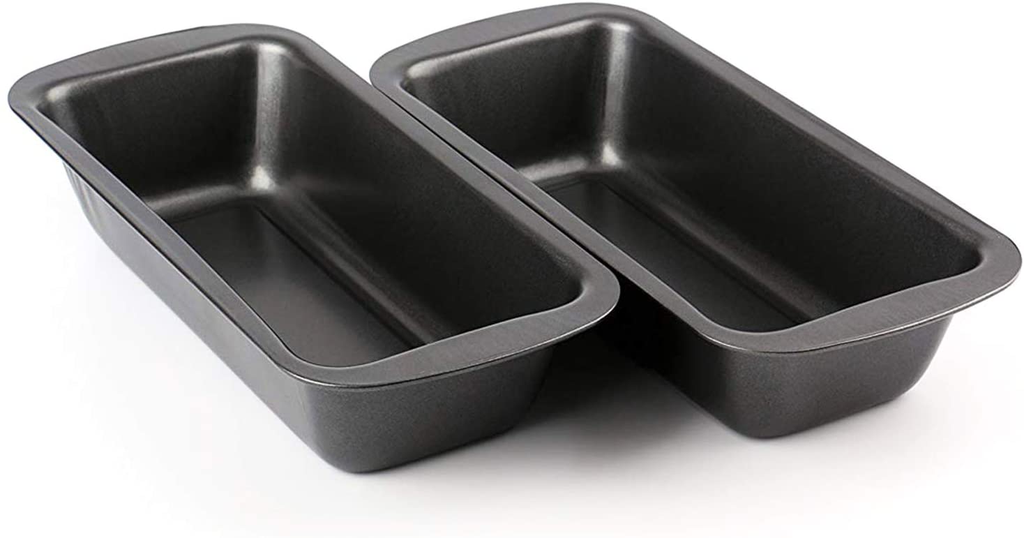 Tosnail 2 Pack Non-stick Bread Loaf Pan - Small - e4cents