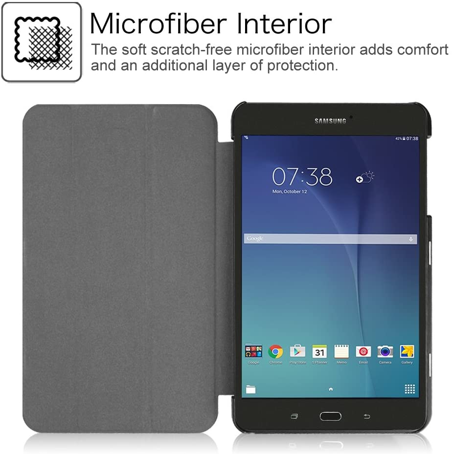 Moko Case for Samsung Galaxy Tab E 8.0 - Ultra Slim Lightweight Standing Cover for Samsung Galaxy Tab E 8 Inch SM-T377 - e4cents