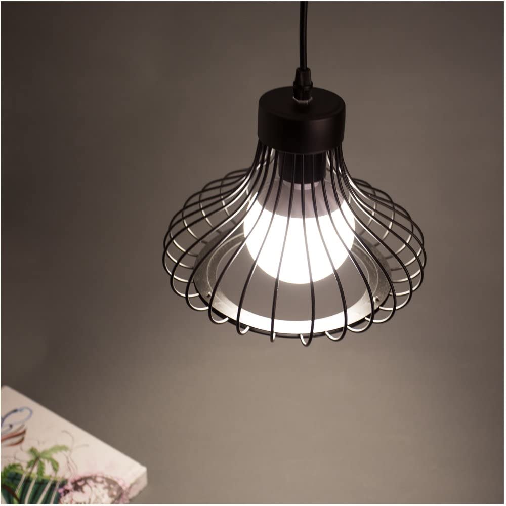 Retro Pendant Light Metal Cage Lamp Shade Modern Vintage Industrial Loft Ceiling Pendant - e4cents