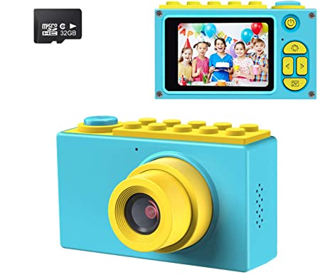 BlueFire Kids Digital Camera, Mini 2 Inch Screen Children's Camera, 8MP HD Child Camcorder.(LNC)