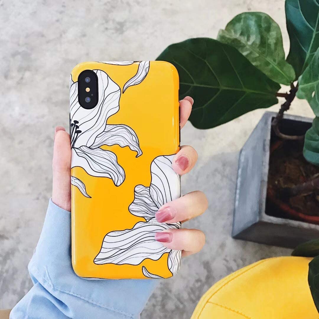 Floral, Geometric Marble designs iPhone XS Max Case - Assorted - e4cents