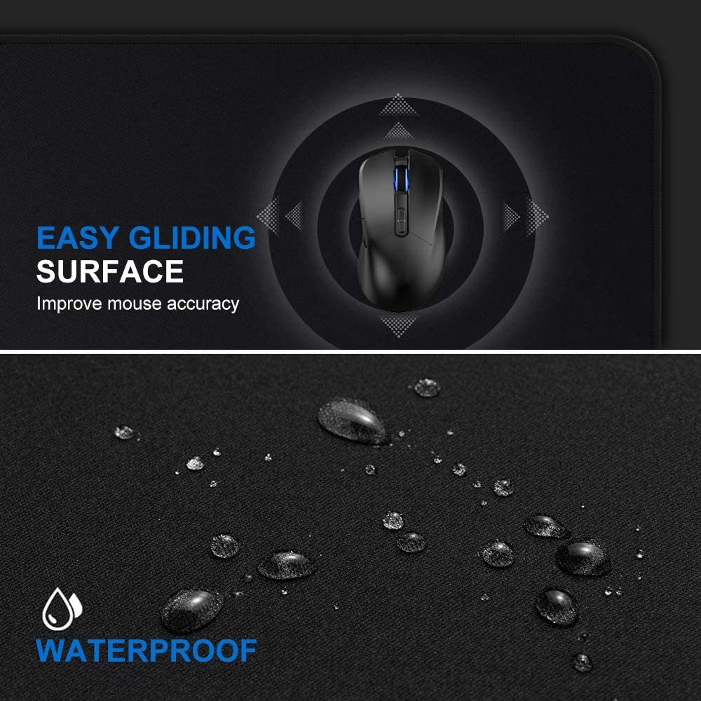 Extended Gaming Mouse Pad with Bee hive design, Stitched Edges, Long XXL Waterproof Large Mousepads.(LNC)