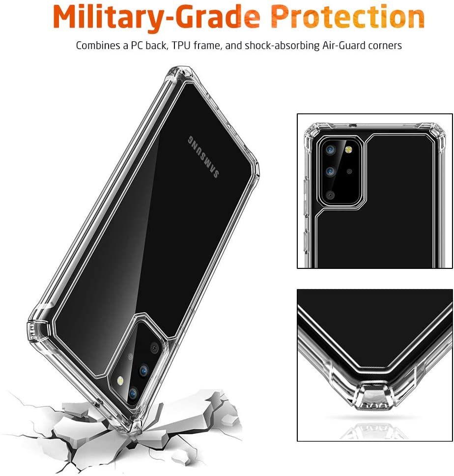 ESR Air Armor Designed Case for The Samsung S20 Plus/S20+/S20+ 5G [Shock-Absorbing] [Scratch-Resistant] - e4cents