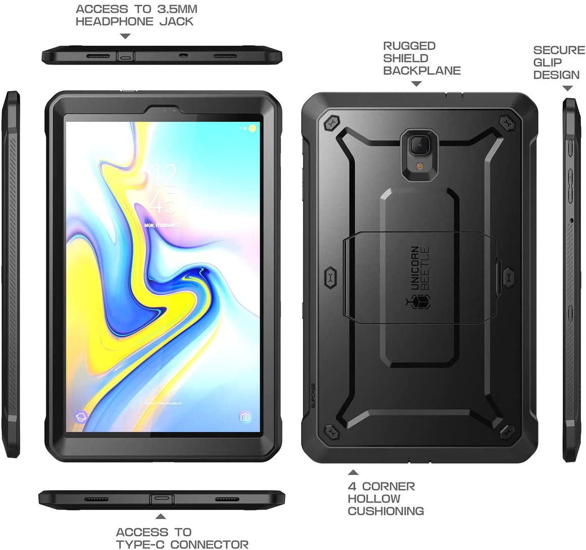 Galaxy Tab A 10.5 Case, SUPCASE Full-Body Rugged with Built-in Screen Protector Kickstand Hybrid Case for Samsung Galaxy Tab A 10.5 inch 2018 Release - e4cents
