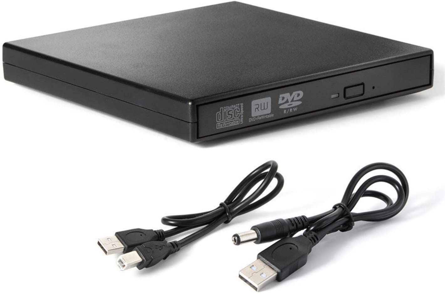 USB 2.0 Type C Slim External 8X DVDRW DVD CD RW ROM Burner - e4cents