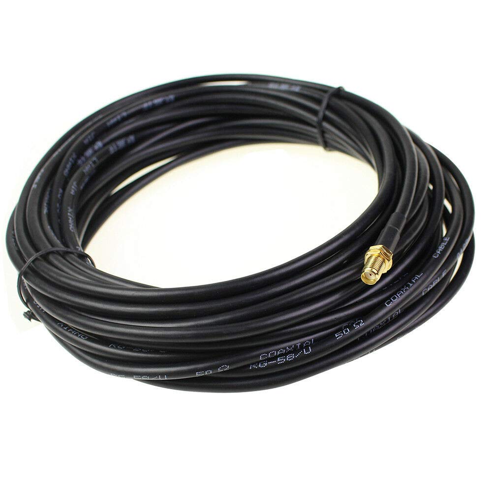 SMA Female to SMA Male Low Loss RG58 Coaxial Extention Cable 10m - e4cents
