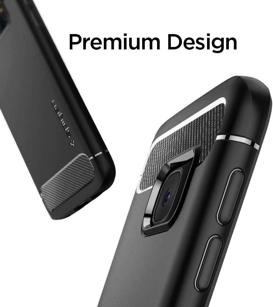 Spigen Rugged Armor Works with Samsung Galaxy S7 Case (2016) - Black - e4cents
