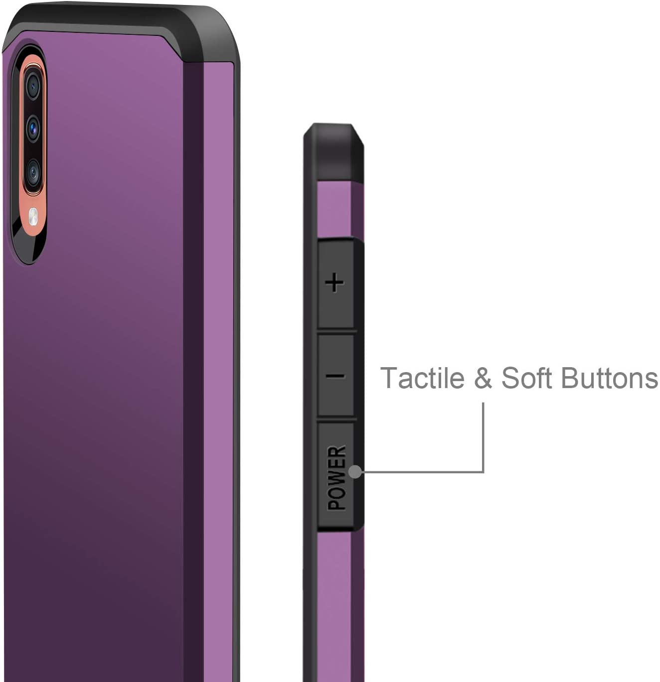 J&D Case Compatible for Galaxy A70 Case - Purple - e4cents