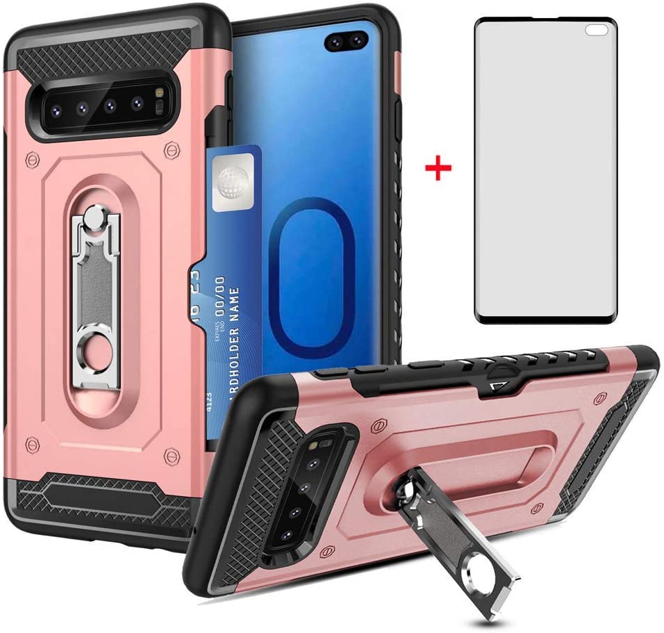 Asuwish Phone Case for Samsung Galaxy S10  - Rose Gold. - e4cents