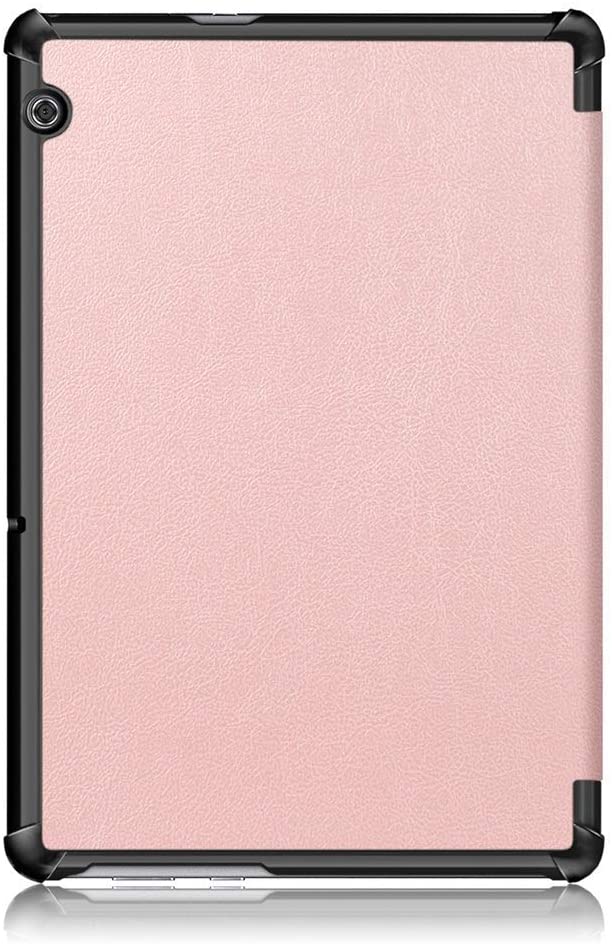 KATUMO Case for Huawei MediaPad T5 10 Tablet,Shock Resistant Slim Tri-Fold Shell Case Cover, Rose Pink. - e4cents