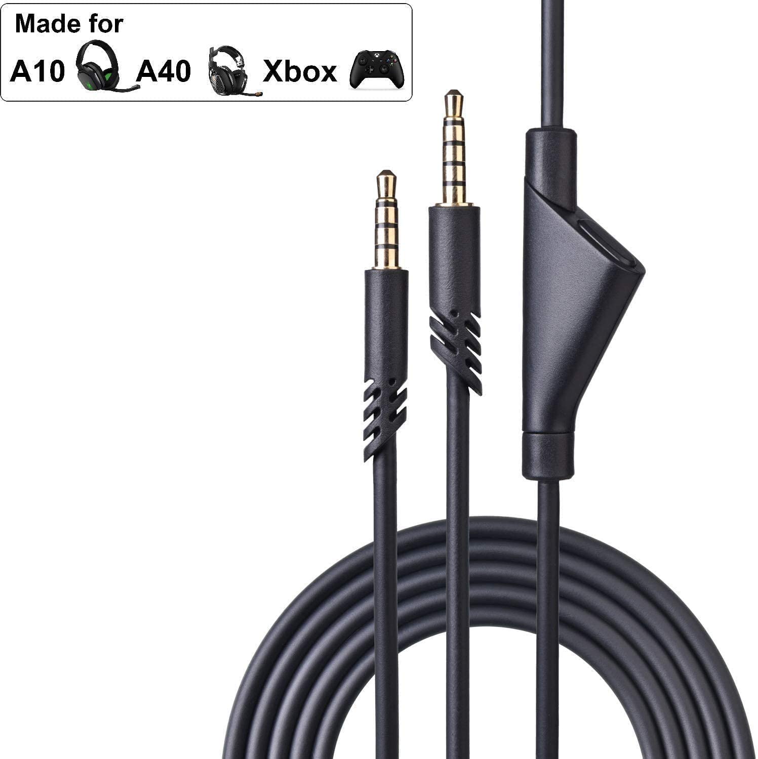 6.5ft Astro A10 Replacement Cable Cord with Mute Function for Astro A40TR A40/A10 Gaming Headsets - e4cents