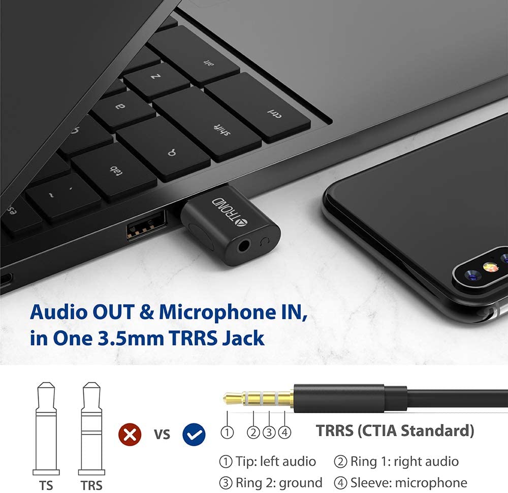 TROND External USB Audio Adapter Sound Card. - e4cents