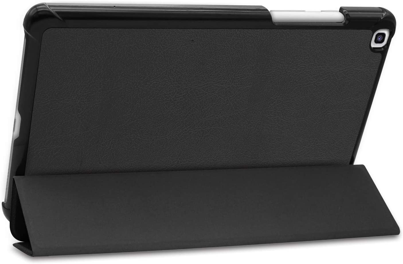 Smart Case for Samsung Tab A 8.0 2019, Ratesell Smart Trifold Stand Microfiber Lining Case Cover - BLACK - e4cents