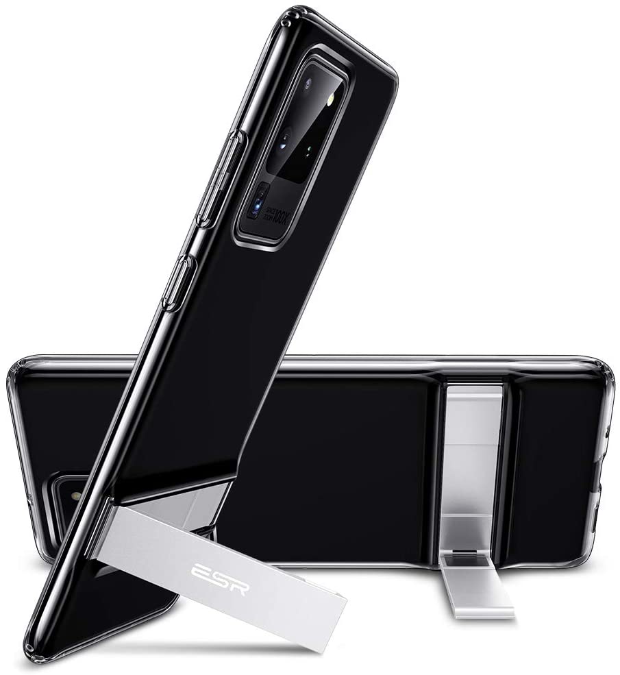 ESR Metal Kickstand Case for Samsung Galaxy S20 Ultra (2020) - Clear - e4cents
