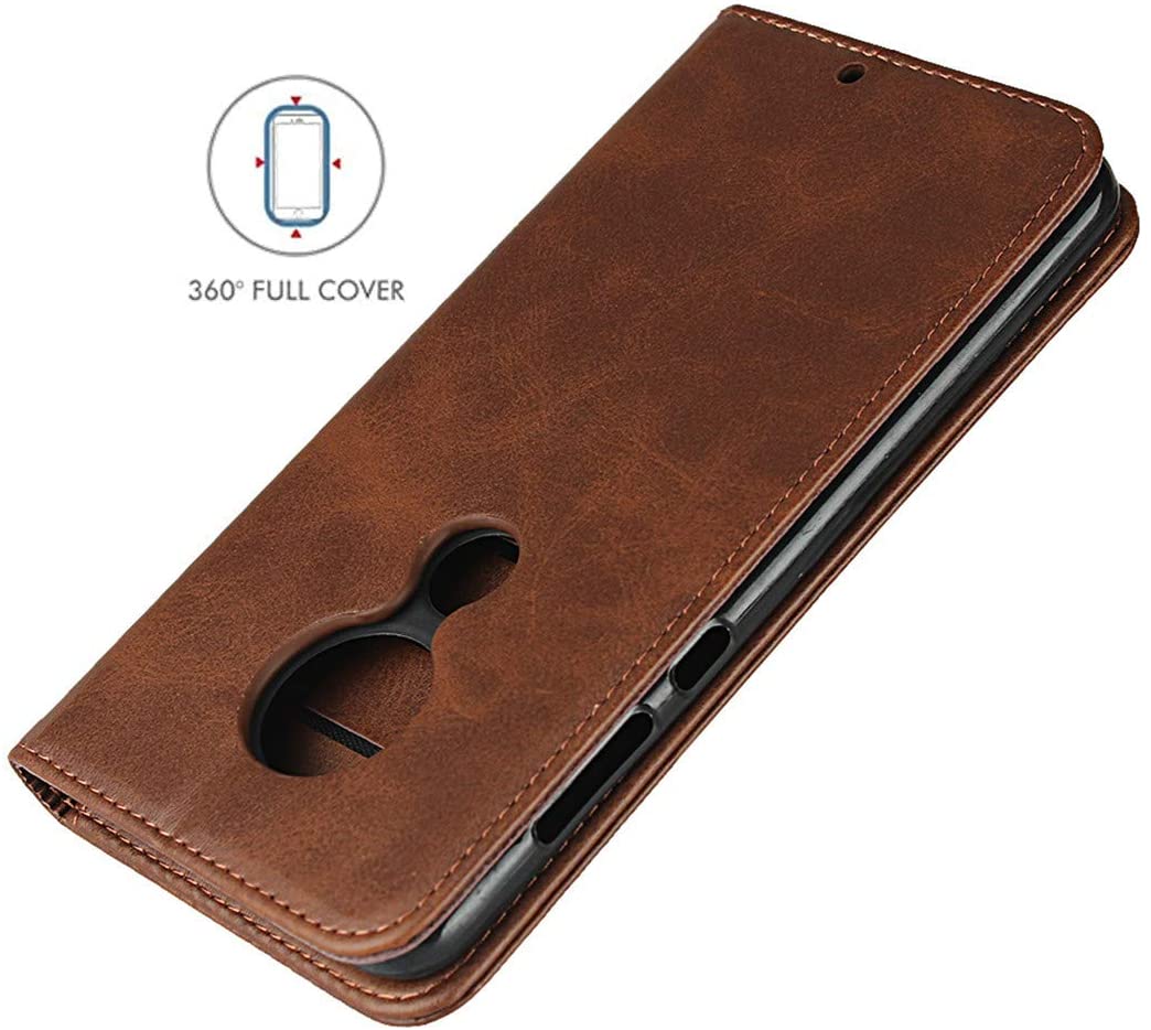 Moto G7 Wallet Case,Premium PU Leather Flip Folio - e4cents