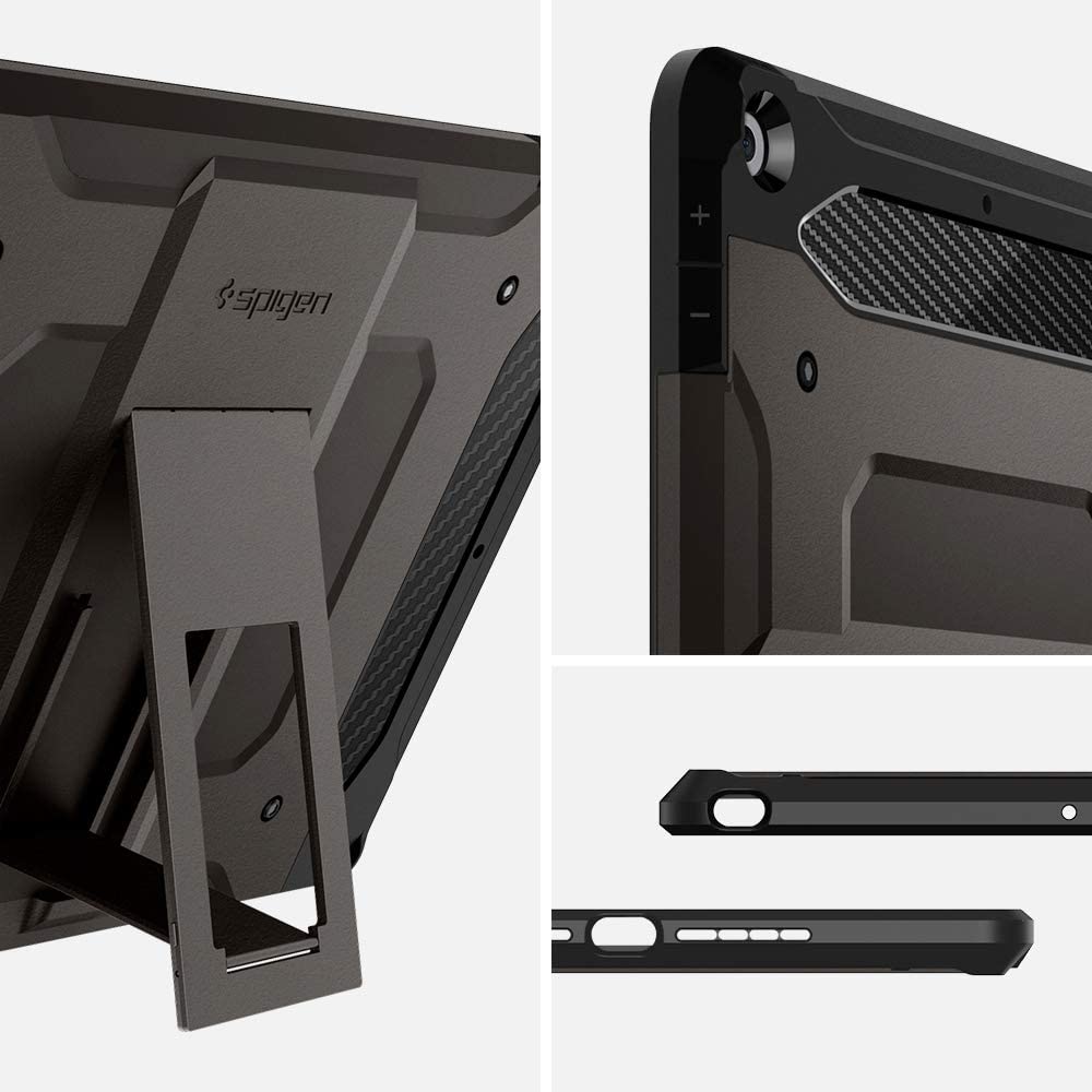 Spigen Tough Armor TECH Designed for iPad 10.2 Case, iPad 8th Generation Case (2020) / iPad 7th Generation Case (2019) - Gunmetal - e4cents