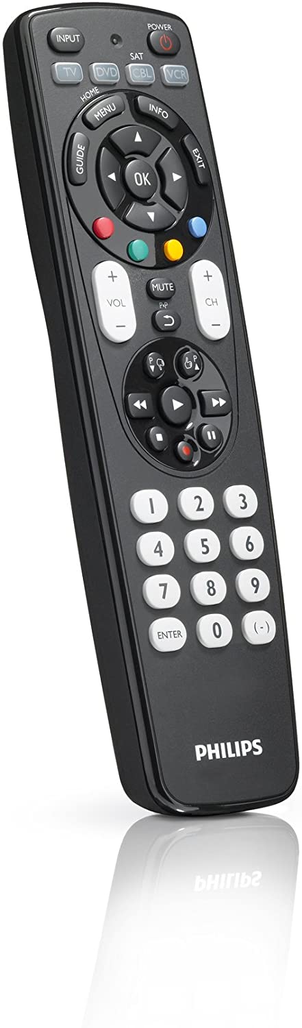 Philips SRP4004/Perfect Replacement Universal Remote Control (Black) - e4cents