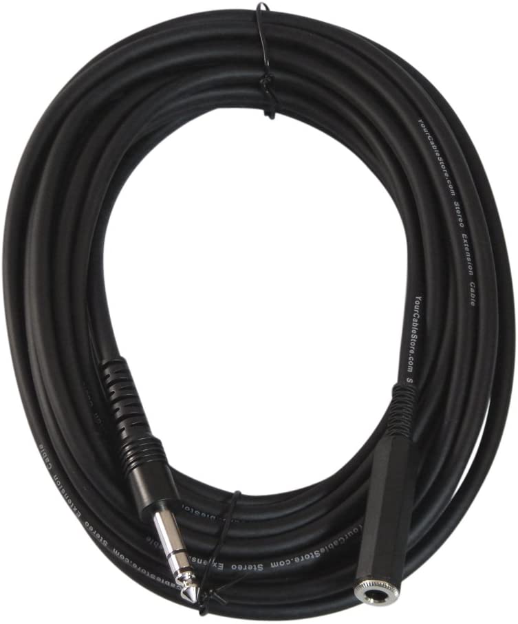 Your Cable Store 25 Foot 1/4 Inch Stereo Headphone Extension Cable - e4cents