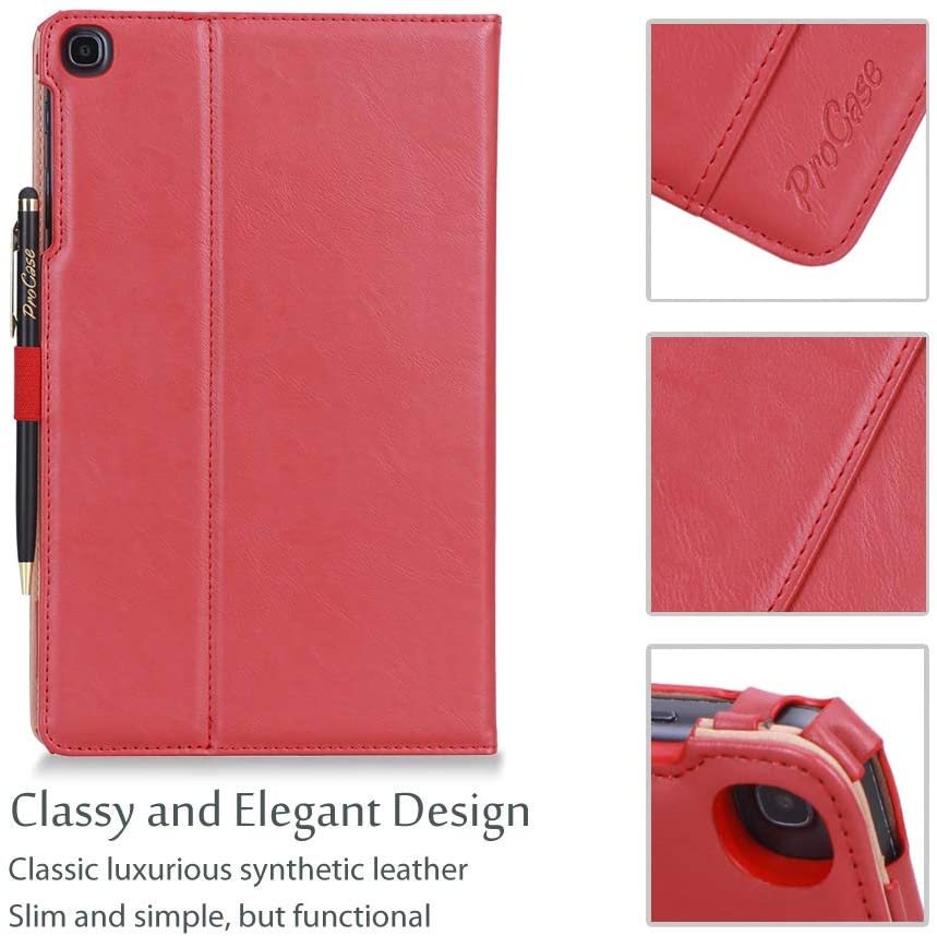 FREE - ProCase Samsung Galaxy Tab A 7.0 Case - Stand Folio Case Cover for Galaxy Tab A 7.0 SM-T280 SM-T285 Tablet, with Multiple Viewing Angles, Document Card Pocket (Red). - e4cents