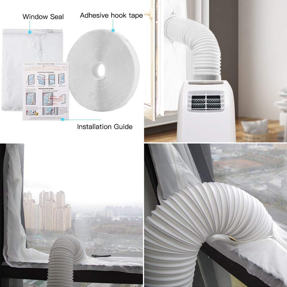 HOOMEE CLOTH WINDOW SEAL FOR PORTABLE AIR-CONDITIONER. - e4cents