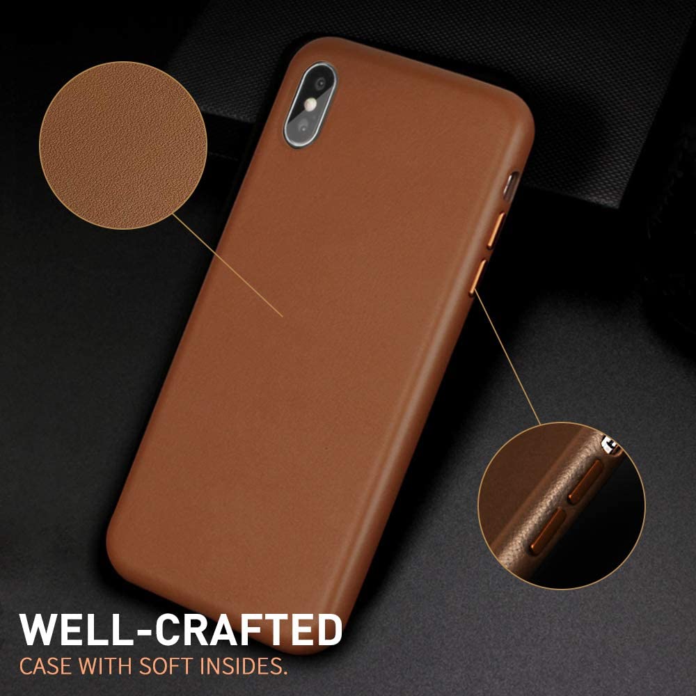 SURPHY Leather Case Compatible with iPhone X iPhone Xs Case - e4cents