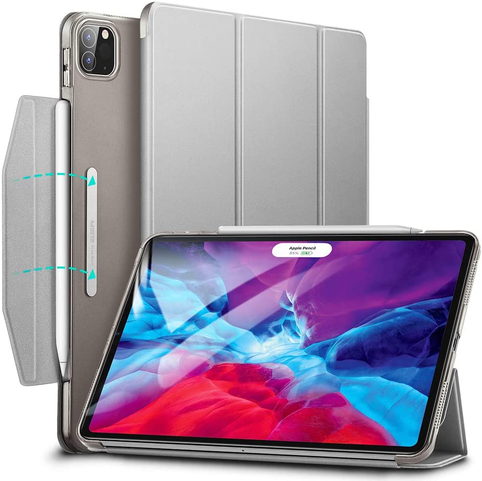 ESR Yippee Trifold Smart Case for iPad Pro 12.9" 2020, Lightweight Stand Case with Clasp. - e4cents