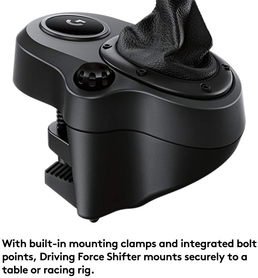 logitech G Driving Force Shifter -Compatible with G29 and G920 Driving Force Racing Wheels for PlayStation 4, Xbox One, and PC.