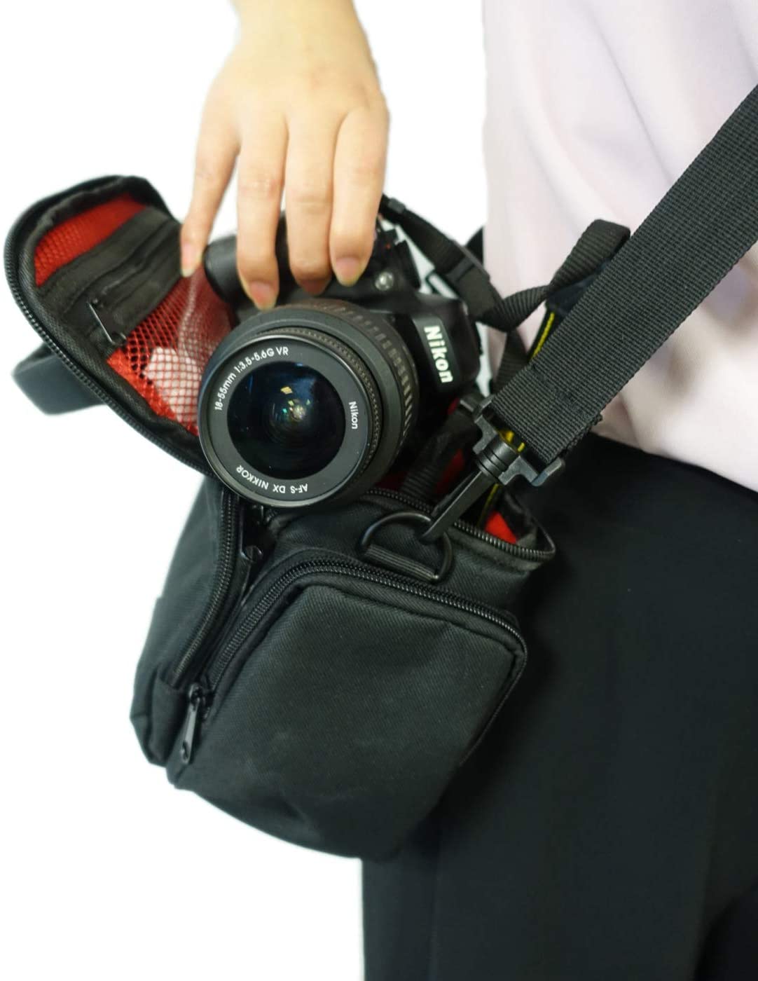 Camera Bag Travel Storage Shoulder Bag for Camera Main Body Lens.