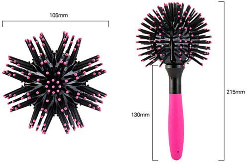 15 PCS Hair Roller Sets No Heat Hair Curlers AND 3D bomb curl brush  (NC)