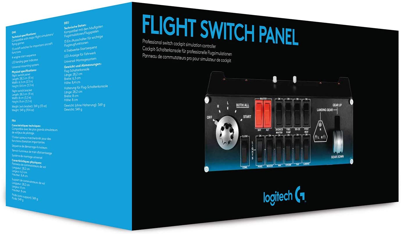 Logitech G Saitek PRO Flight Switch Panel.