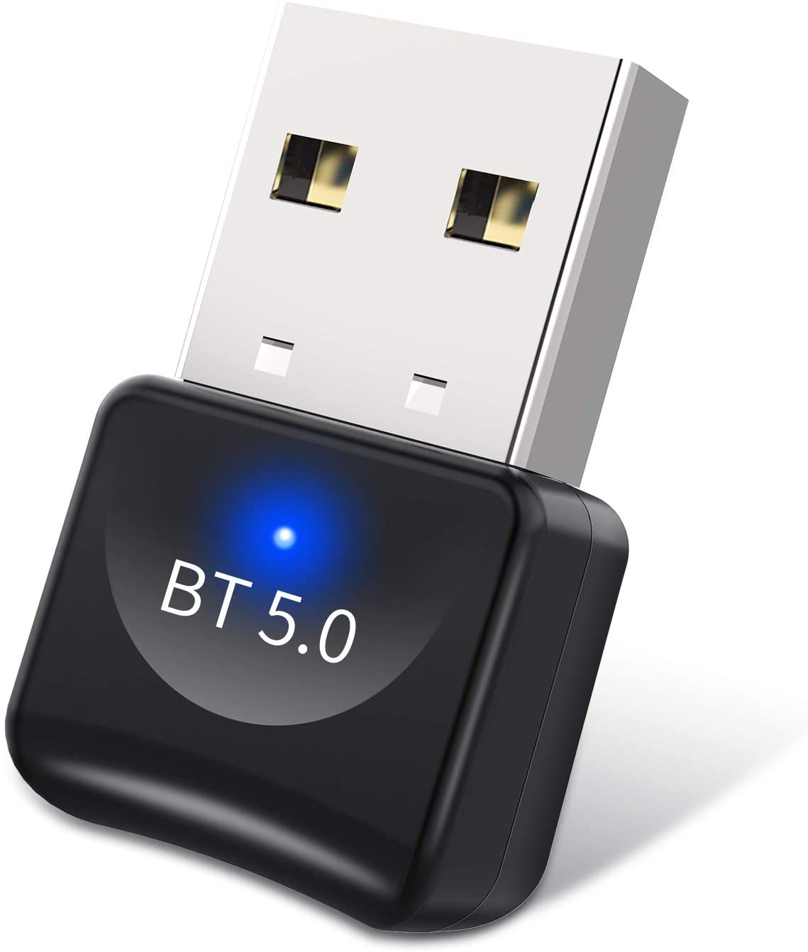 USB Bluetooth 5.0 Adapter for PC, Bluetooth Dongle Supports Windows 10/8.1/8/7 Desktop Laptop (LNC)