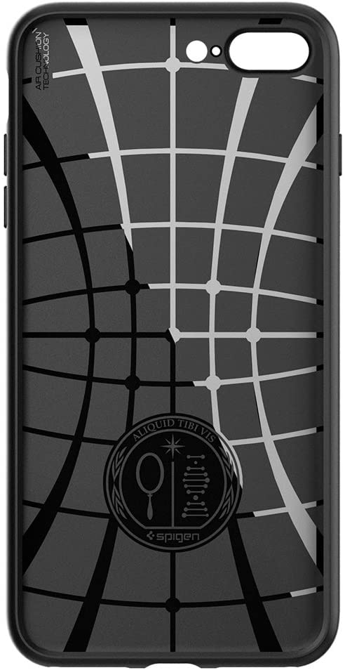 Spigen Liquid Air Armor Designed for iPhone 8 Plus Case (2017) / Designed for iPhone 7 Plus Case (2016) - Black - e4cents