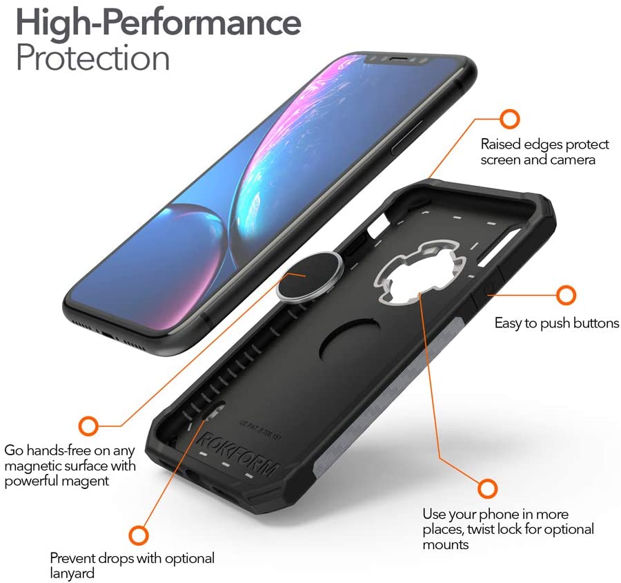 Rokform - iPhone X/ XS Magnetic Case with Twist Lock. - e4cents