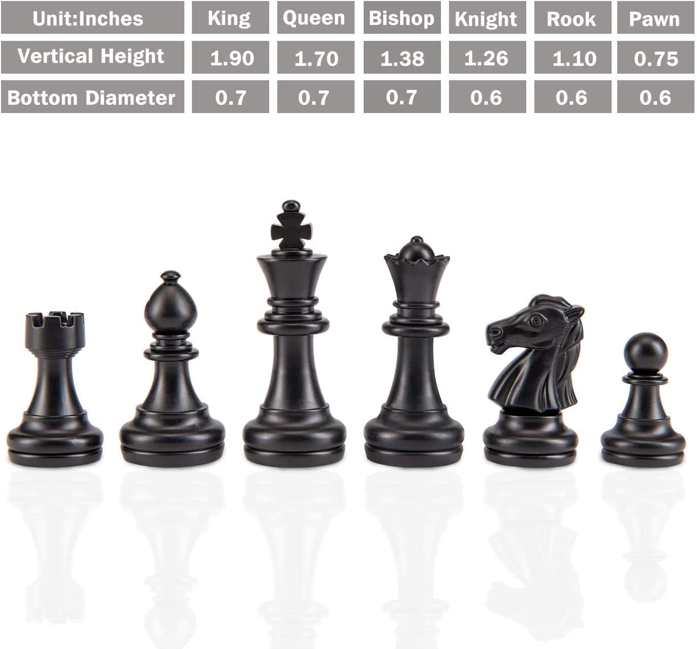 Tecenuqiz 12.5” Magnetic Travel Chess Set - e4cents