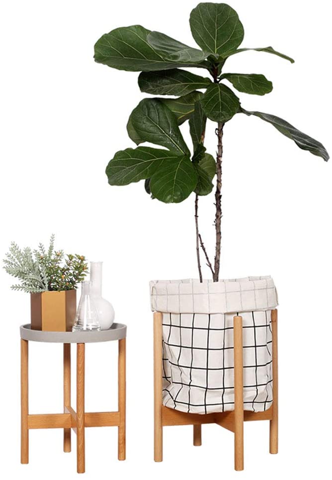 Plant Stand - EXCLUDING White Ceramic Plant Pot. - e4cents