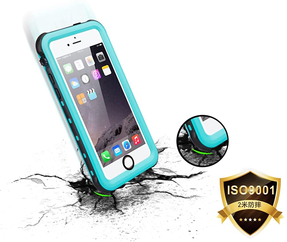 Zimu Joy iPhone 5 5S SE Waterproof Case, IP68 Certified Waterproof Shockproof Dirtproof Snowproof Heavy Duty Protective Cover. - e4cents