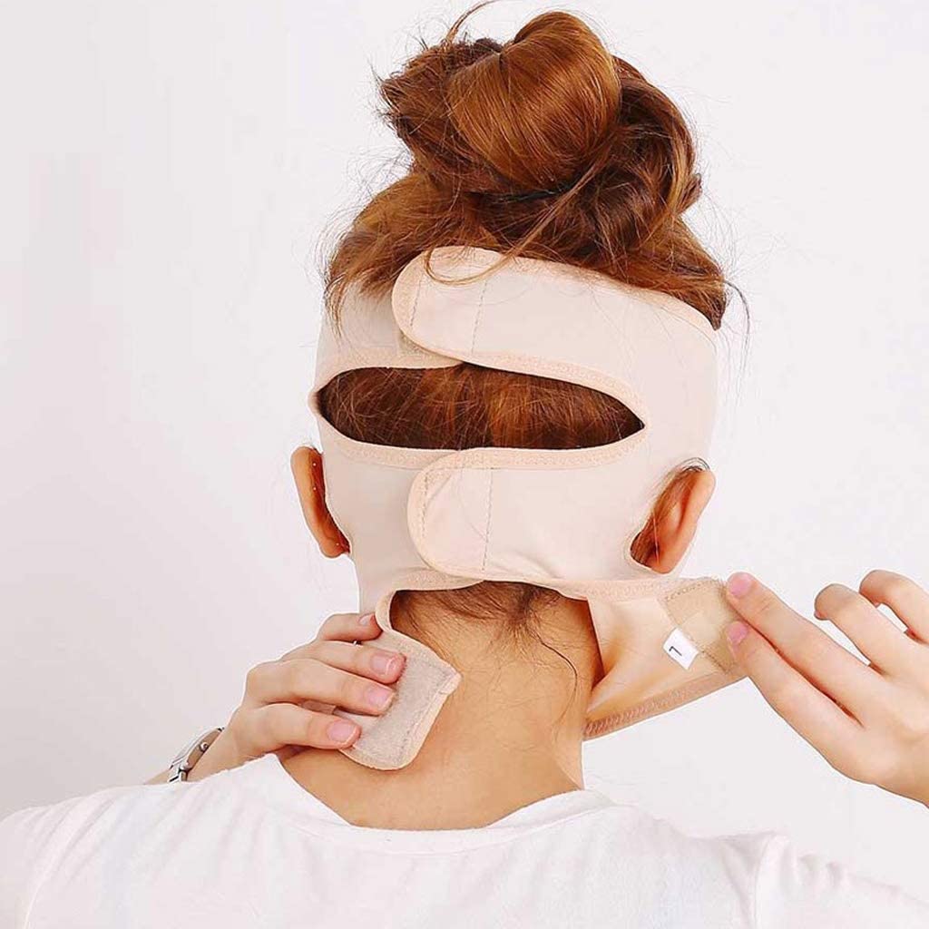 Face Strap for Wrinkles Full Face Ultra Thin Chin Slimming Band Anti Wrinkle Lady Facial Anti-Aging Belt Mask - e4cents