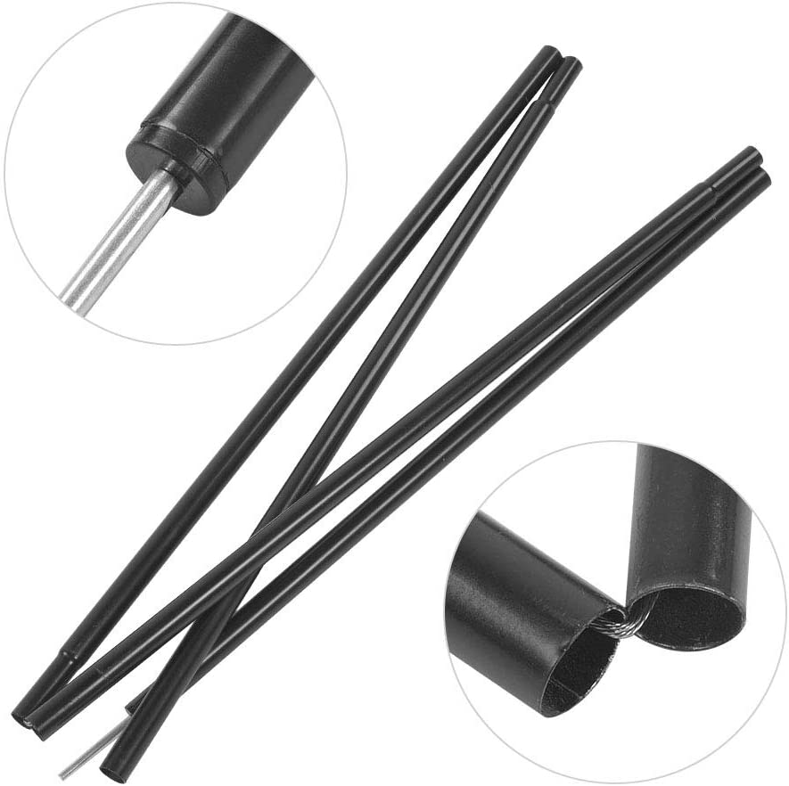 2m Tent Rod Tent Pole Shelter Canopy Supporting Folding Rod Pole Tent Stakes Replacemen for Hiking Camping Outdoor. - e4cents