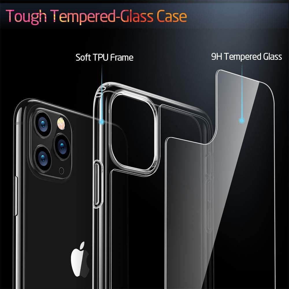 ESR Glass Case Compatible with iPhone 11 Pro Max Case - e4cents