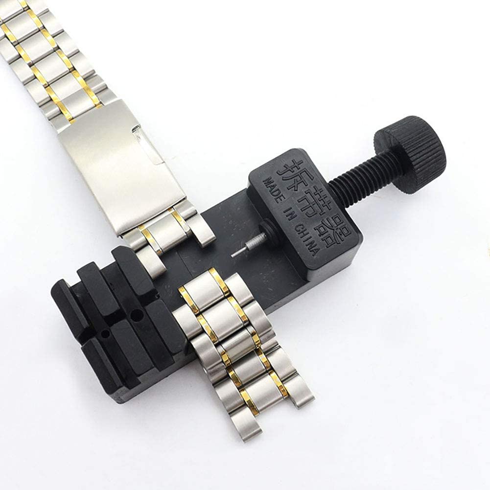 16mm Stainless Steel Watch Band for Men Women High-end 16mm Watch Band Metal + Remover Repair Tool KitS. - e4cents