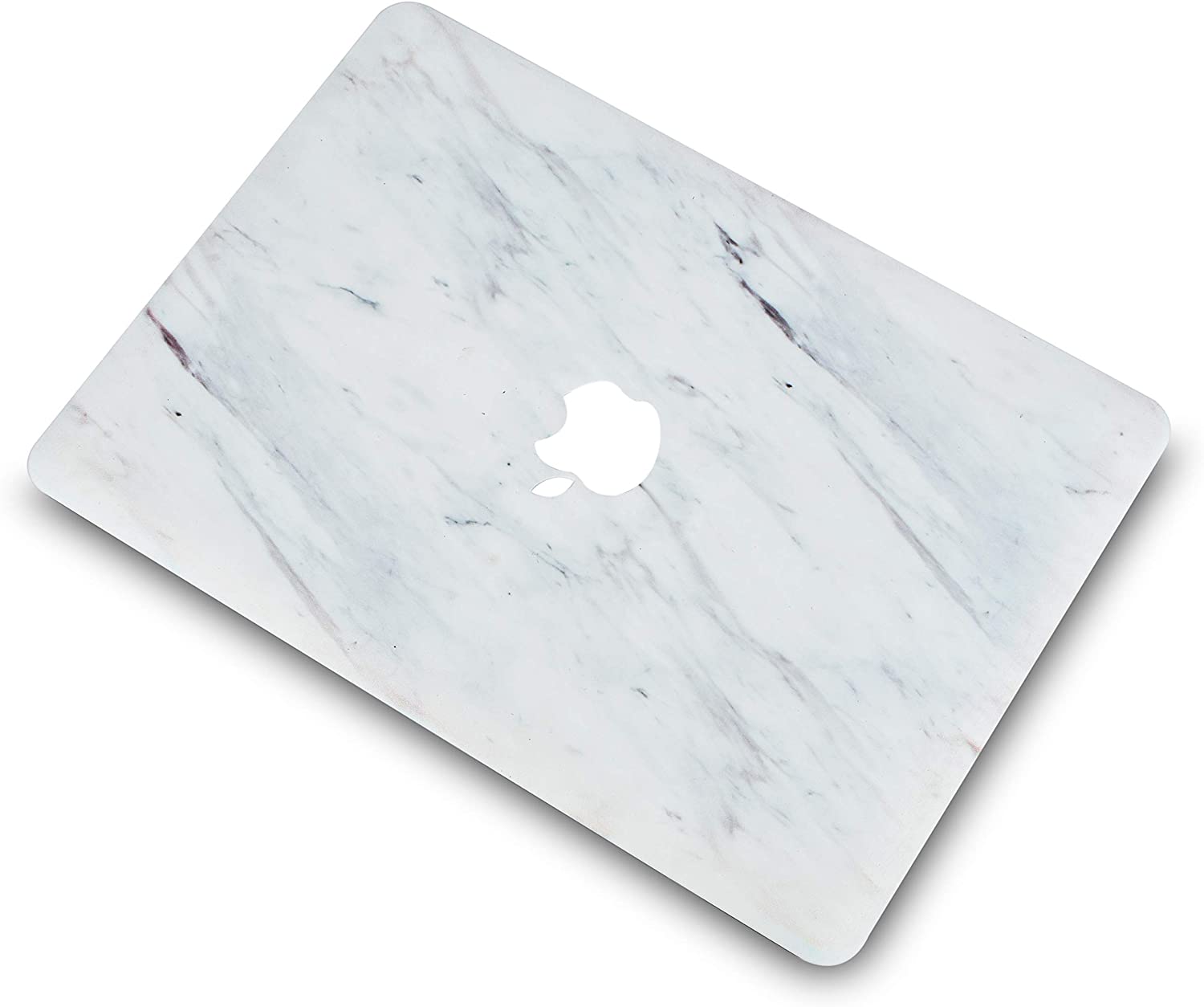 SILK WHITE MARBLE - MacBook Air 13 inch Case 2018 - 2020 Release. Plastic Pattern Hard Shell keyboard & screen protectors Compatible with MacBook Air 13. - e4cents