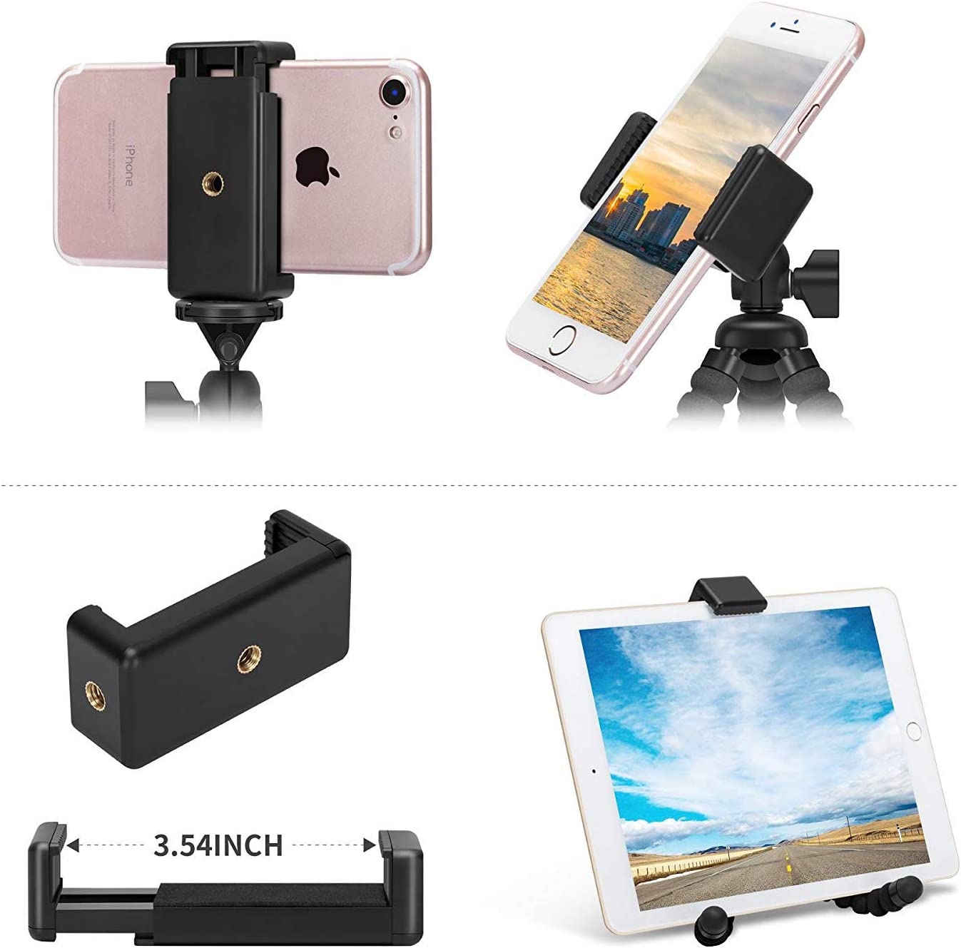 Ailun Digtal Camera Tripod Mount Stand Camera Holder for iPhone 14/14 Pro/14 Plus/14 Pro Max/13/13 Pro/13 - (LNC)