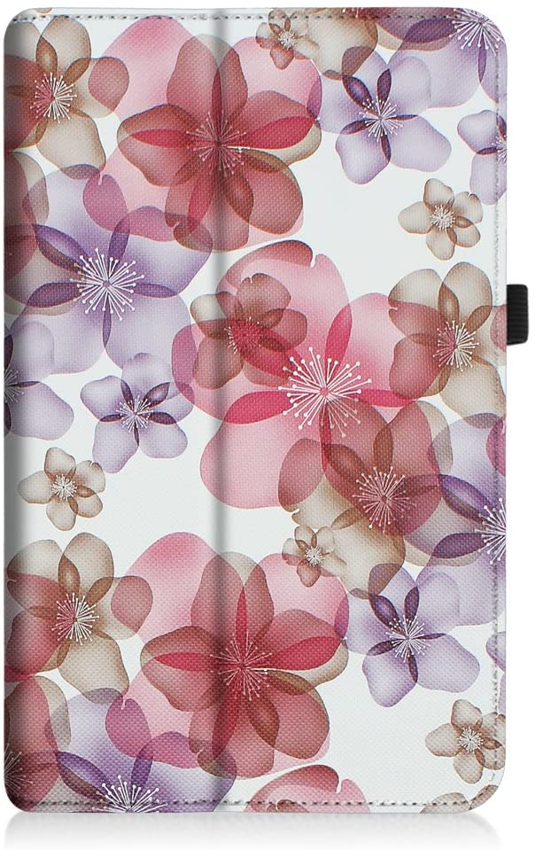 Moko Folio Case for Samsung Galaxy Tab E 9.6 - Silk Flowers - e4cents